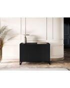 Commode Helene noire - 120x40x80 cm