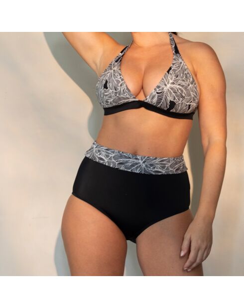 Bas de bain maillot de bain taille haute Cloe multicolore