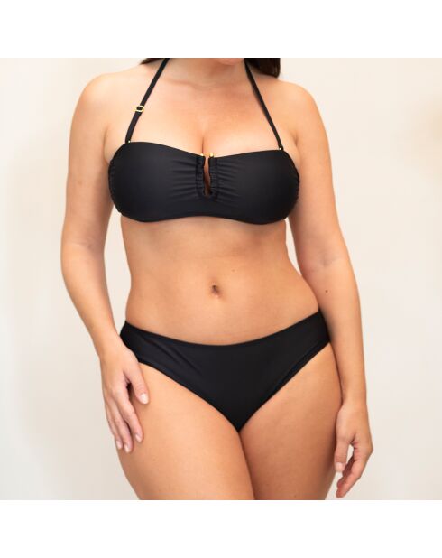 Haut de maillot de bain bandeau Liticia noir