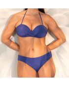 Haut de maillot de bain bandeau Zazie bleu