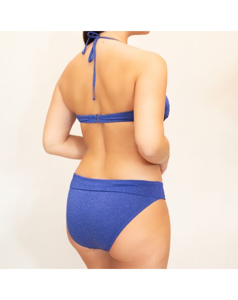Haut de maillot de bain bandeau Zazie bleu