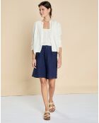Gilet en Lin & Coton Filipa écru