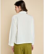 Blouse Eureliana blanche