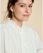 Blouse Eureliana blanche