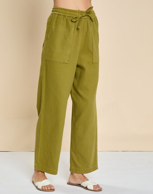 Pantalon Eytan tilleul