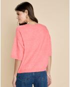 Pull en Laine & Alpaga Fauve fraise