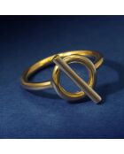 Bague Arion  en Argent doré