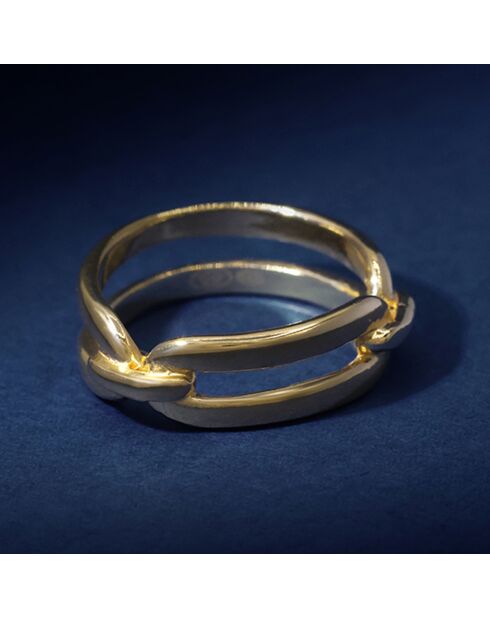 Bague Hydor en Argent doré