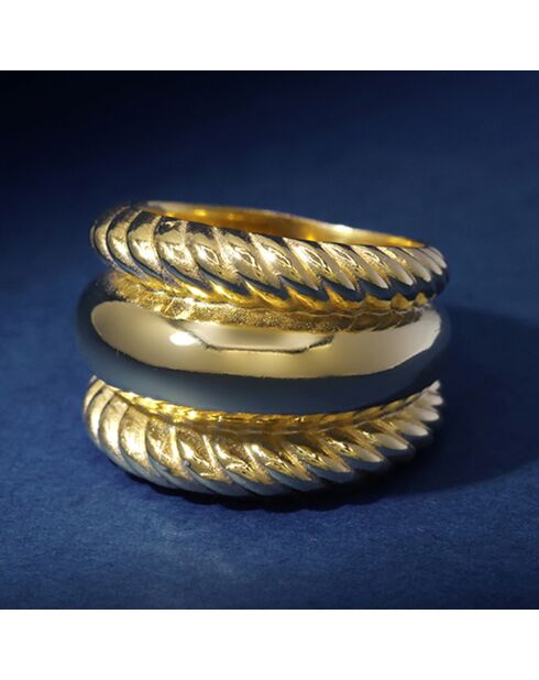 Bague Pyroli en Argent doré