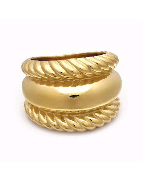 Bague Pyroli en Argent doré