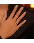 Bague Vincenza en Argent doré