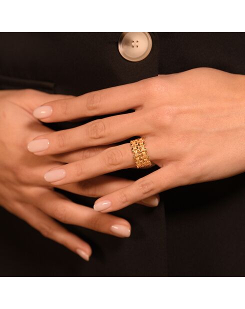 Bague Zelmira en Argent doré