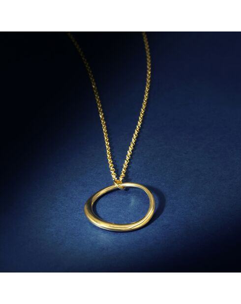 Collier Pallos en Argent doré