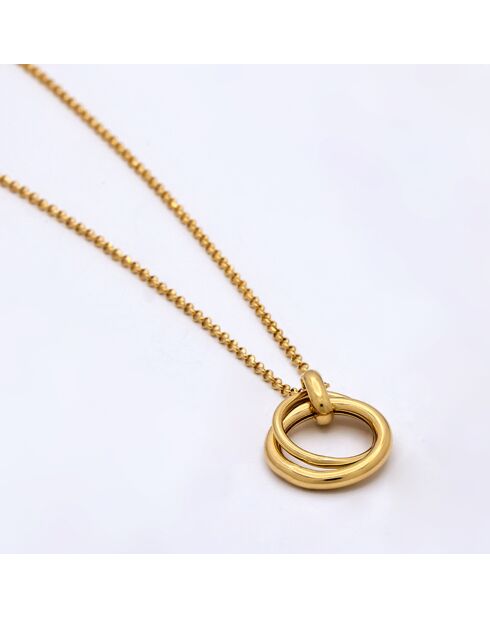 Collier Giasmina en Argent doré