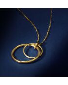 Collier Giustina en Argent doré