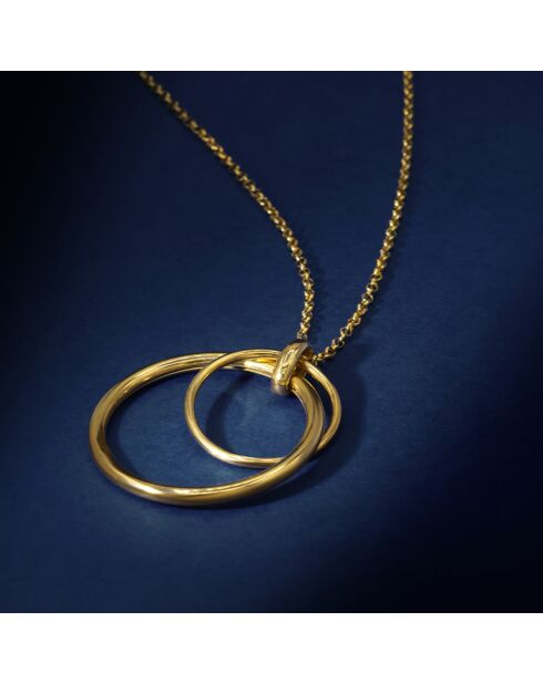 Collier Giustina en Argent doré
