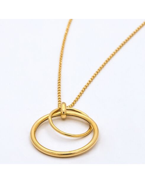 Collier Giustina en Argent doré
