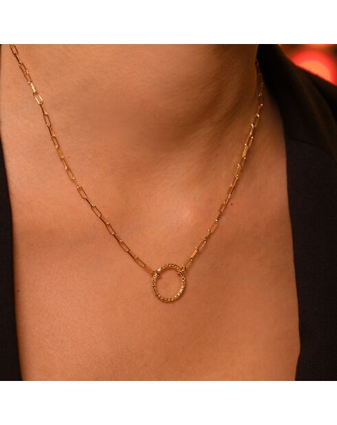 Collier Amedea en Argent doré