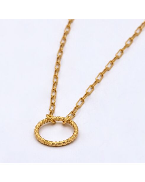 Collier Amedea en Argent doré