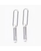 Boucles d'oreilles Alcyonne en Argent