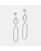 Boucles d'oreilles Galatea en Argent