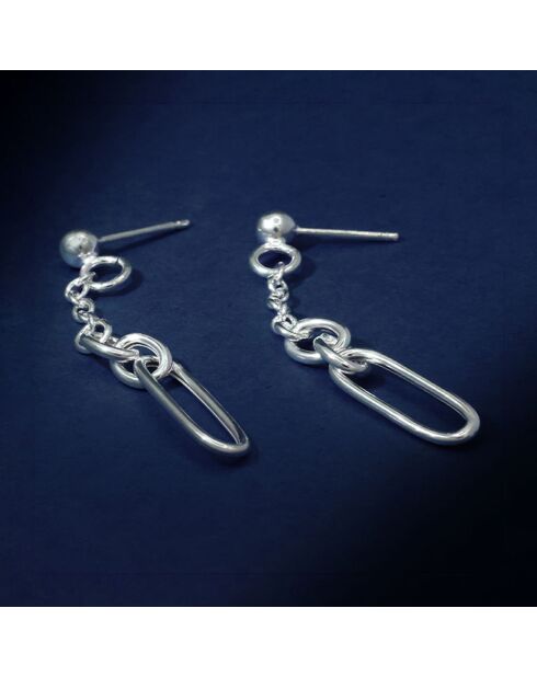 Boucles d'oreilles Marfisa en Argent
