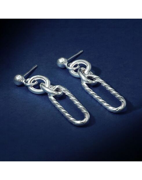 Boucles d'oreilles Valeriana en Argent