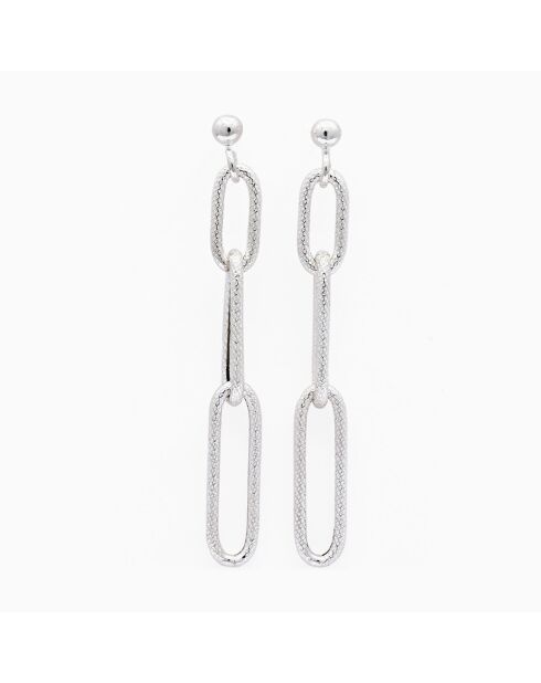 Boucles d'oreilles Lorenzo en Argent