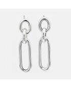 Boucles d'oreilles Rosalba en Argent