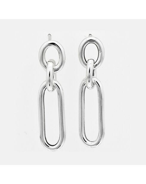Boucles d'oreilles Rosalba en Argent