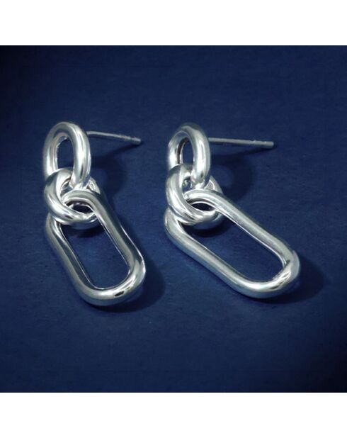 Boucles d'oreilles Rosalba en Argent