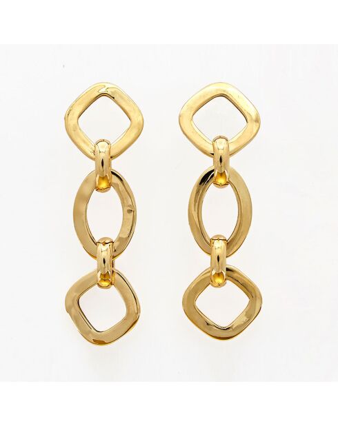 Boucles d'oreilles Giada en Argent doré