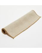 6 manteles individuales de lino lavado natural - 35x45 cm