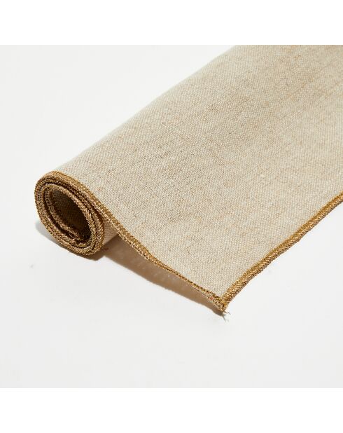 6 Sets de table en lin lavé naturel - 35x45 cm