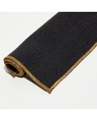 6 tovagliette nere in lino lavato - 35x45 cm