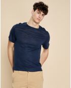 T-Shirt 100% Lin Humbert marine