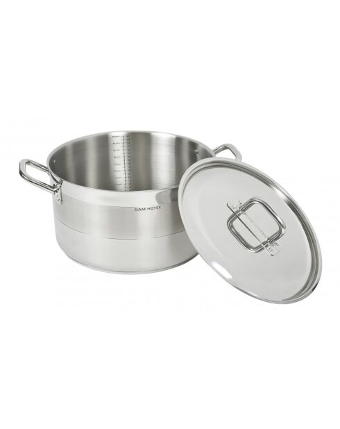 Batterie de cuisine induction  grise - 6 pièces