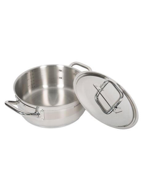 Batterie de cuisine induction  grise - 6 pièces