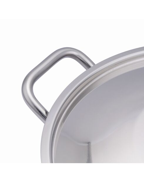 Batterie de cuisine induction grise - 4 pièces