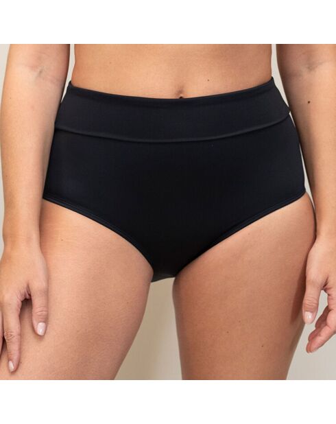 Slip da bagno a vita alta neri Cloe