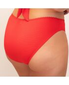 Bas de maillot de bain Lea rouge