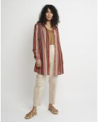 Blusa Ceray Lotus Brick a righe