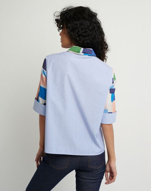 Chemisier Checo Josephine bleu