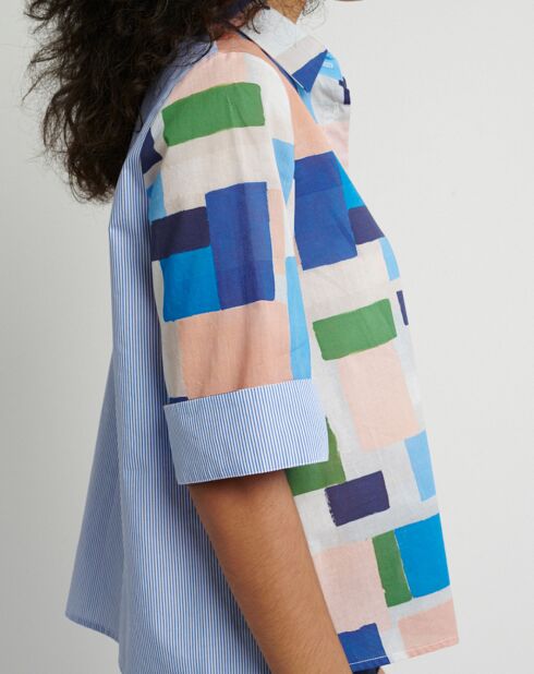 Chemisier Checo Josephine bleu