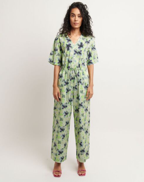 Tuta verde Pecano Dots
