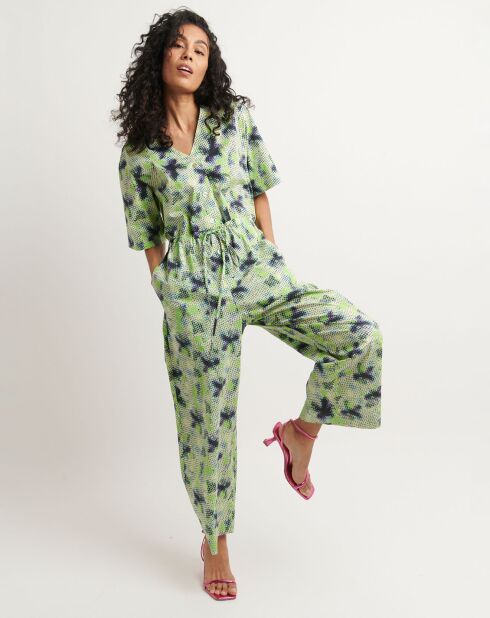 Tuta verde Pecano Dots