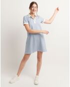 Abito in maglia blu Ralor Jacquard