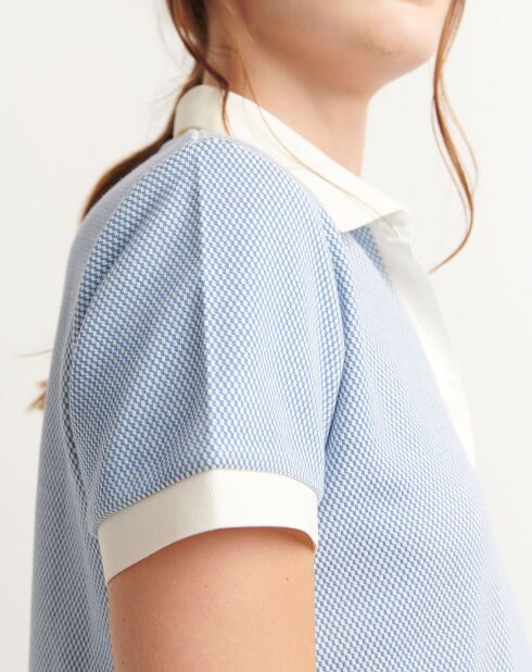 Abito in maglia blu Ralor Jacquard