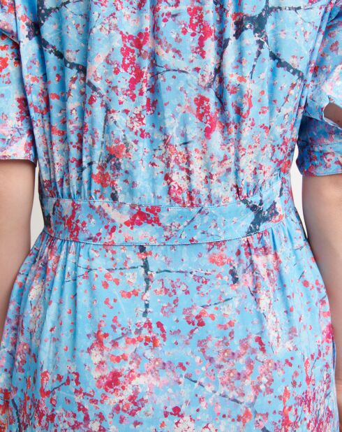 Blaues Kirschkleid Ridil