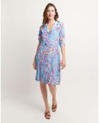 Blaues Kirschkleid Ridil